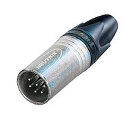 XLR mâle, droit Neutrik NC6MXX Nombre de pôles: 6 argent 1 pc(s)
