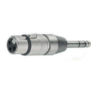 Connecteur XLR Mâle / Jack Femelle Stéréo 6.3 MM