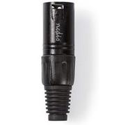 Nedis Connecteur XLR mâle 3 broches Noir