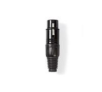 Connecteur XLR XLR Femelle à 3 broches Noir