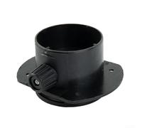 Connecteur Y T pour conduit d'air de chauffage de 60 mm - Valve de régulation refermable - Persiennes réglables pour gérer et contrôler la distribution de l'air chaud