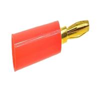 Connecteurs 4 mm for câble d'amplificateur et de haut-parleur(Red,100PCS)