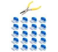 Connecteurs à déplacement d ' isolant, Pack of 20 blue and
