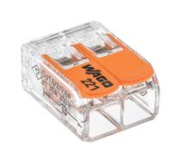 Connecteurs à levier 2 entrées Wago S221-612 41A, 30 pièces