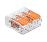 Connecteurs à levier 3 entrées Wago S221-613 41A, 30 pièces