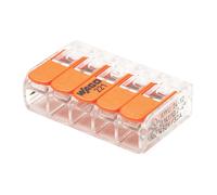 Connecteurs à levier 5 entrées Wago S221-415 32A, 50 pièces