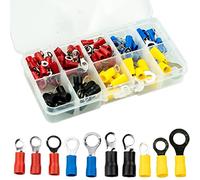 Connecteurs à Sertir, 102 Pièces Cosses de Câble Isolées, Connecteur Kit D'assortiment, Pouvant être Utilisées pour la Maintenance électrique et électronique, Automobiles, Navires