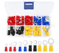 Connecteurs à Sertir, 102 Pièces Cosses de Câble Isolées, Connecteur Kit D'assortiment, Pouvant être Utilisées pour la Maintenance électrique et électronique, Automobiles, Navires