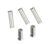 Connecteurs à sertir tubulaires à manchon nu, fil électrique en cuivre EN, embouts d'extrémité de cordon de Tube, cosse de câble, borne à sertir(20Pieces EN35-25)