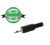 Connecteurs Audio 610126 prise jack, Mono, plastique, 2,5 mm, black