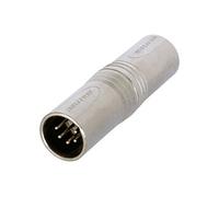 NEUTRIK - NA5MM - Adaptateur XLR mâle 5 broches vers XLR mâle 5 broches - Nickel