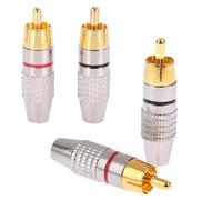 Connecteurs Audio Vidéo RCA, RCA Terminal Connecteur Audio, Adaptateur de Connecteur RCA Audio/Vidéo, Adaptateur de Connecteur de Câble Coaxial Audio, pour Multimédia et Vidéosurveillance