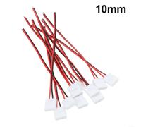 Connecteurs Bande Lumineuse 10mm Support pour 6a 12V Connecteurs | Kit 10 , ruban monochrome, pour connexion rapide, pour idéal bricolage, économie de pour temps et effort