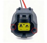 Connecteurs Bobine D'allumage Compatible Avec 2 Broches Voiture Connecteur IAC Capteur Température Liquide Refroidissement 1JZ-GTE 2JZ-GTE 178390-1(Gery C,5 Pcs)