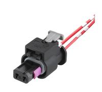 Connecteurs Bobine D'allumage Compatible Avec VW 1 Jeu 2 Broches Pièces D'allumage Connecteur D'injecteur Carburant Câble Automatique 0-2112986-1 1-1718643-1(Female,20 sets)
