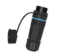 Connecteurs d'alimentation de câble de données de type C mâle femelle étanche pour plusieurs appareils pour lieux publics Connecteur de câble d'alimentation de caméra de vidéosurveillance de caméra