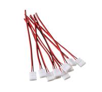 Connecteurs de bande Led à 2 broches, sans soudure, 8mm 10mm, fil d'alimentation for fil de bande Led 2835/5050, ruban PCB, 10/20 pièces(Army green,10pcs)