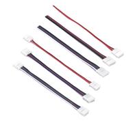 Connecteurs de bande Led Non étanche, 10 pièces, 2/3/4/5/6 broches, for 8mm 10mm 12mm 3528 5050 5630 Rgb Rgbw Ip20, bande lumineuse à câbler(Single head,5P-12mm)