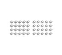 Connecteurs de Bande Lumineuse LED, 40 Pièces, 2 Broches, Connecteurs de Bande Lumineuse LED, Transparents, Sans Soudure, Sans Zone Sombre, 8 mm