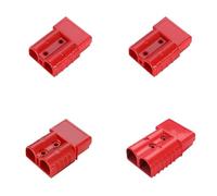Connecteurs de batterie bipolaires en cuivre plaqué argent, 50 A/120 A/175 A/350 A, 5/20/100 pièces, courant élevé(Red,20 PCS,120A)