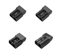 Connecteurs de batterie bipolaires en cuivre plaqué argent, 50 A/120 A/175 A/350 A, 5/20/100 pièces, courant élevé(Black,5 PCS,120A)