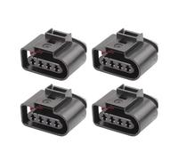 Connecteurs de Bobine Compatible Avec A4 1999-2008 Pour A6 2000-2011 Pour A8 1999-2010 Pour Q7 2007-2010 Kits Réparation De Connecteur Prise Bobine D'allumage De Voiture 4B0973724(Connector)