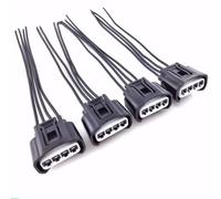 Connecteurs de Bobine Compatible Avec Toyota Pour Corolla 2009-2010 Pour Celica 2000-2005 Bobine D'allumage De Voiture Connecteur Femelle Prise Harnais Pièces 90980-11885(4pcs)