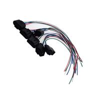 Connecteurs de Bobine Compatible Avec VW Pour CC 2009 Pour GTI 2006 2007 2008 2009 Pour Phaeton 2004 2005 2006 Faisceau De Connecteur Câblage Bobine D'allumage De Voiture 1J0973724(6 pieces)
