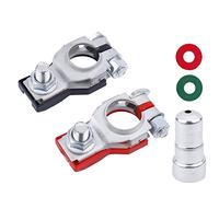 Connecteurs de borne de batterie (1 paire), positif et négatif pour câble de batterie automatique avec fond en plastique (cuivre étamé), convient pour Nissan 243407F000, 243407F001, Altima Murano, etc