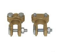 Connecteurs de borne de batterie en laiton, 300 A très résistants pour poteaux positifs de 17 à 19 mm et négatifs de 15 à 17 mm, 12 V/24 V avec vis, pour voiture, camion, moto, bateau, camping-car