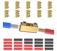 Connecteurs De Bornes De Fil En Laiton 80 a Pour Câbles 10 6 AWG Parfaits Pour Les Applications Automobiles Marines Solaires Industrielles Artisanales Terminaux Électriques Marins