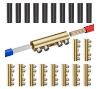 Connecteurs De Bornes De Fil En Laiton 80 a Pour Câbles 10 6 AWG Parfaits Pour Les Applications Automobiles Marines Solaires Industrielles Artisanales Terminaux Électriques Marins