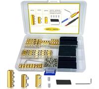 Connecteurs de bornier 20 A 60 A 80 A avec matériel en acier inoxydable et tubes isolés pour panneaux de commande électriques