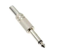 Connecteurs de câble de prise d'amplificateur stéréo Mono 6.35mm, 2 3 pôles, connecteurs de Microphone(Mono,20pcs)