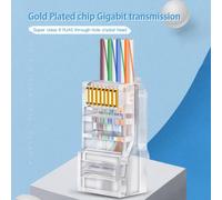 Connecteurs de câble Ethernet 8P8C RJ45/100 pour réseau LAN CAT5 Cat6, adaptateur modulaire de haute qualité, RJ 11 pièces