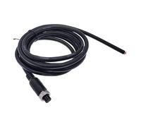 Connecteurs de câble GX12, 2 broches, 3 broches, 4 broches, 2m, joint étanche, fiche de câble d'extension mâle et femelle M12, 5 broches, 6 broches, noir,pratique