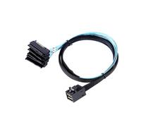 Connecteurs de Câble SAS HD 12G SFF8643 Vers 4 SAS 29 Broches SFF8482 avec ContrôLeur de Connecteur D'Alimentation 15 Broches