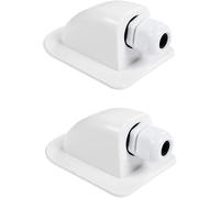 Connecteurs de câbles, 2 presse-étoupes d'entrée câble solaire, boîte jonction panneau, camping-car, caravane, bateau, presse-étoupe for tous les types(White)