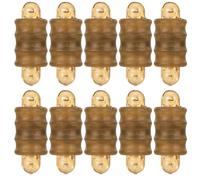 Connecteurs De Cage D'Appât En Silicone En Ligne, Perles À Changement Rapide, Méthode D'Alimentation, Perles D'Arrêt, Équipement De Pêche, 10 Pièces