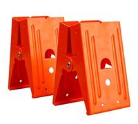 Connecteurs de chevaux-scie | 2 supports de sciage du bois | Matériel de fixation de 15 x 9,1 cm pour menuiserie, construction, atelier, bricolage, travaux du bois, loisirs, table, garage, outil de