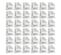 Connecteurs de Cubes à Chaussures Blancs en Plastique, 50 Pièces
