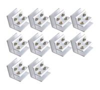 Connecteurs De De Carrelage Supports En Aluminium Pinces De Fixation Utilisation Simple Pour Une Installation Sécurisée À 90 Degrés Outil De Fixation De Carrelage 10 Pièces