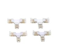 Connecteurs de Fil LED, Bande à Bandes, sans Soudure, Mini Boucle, Bandes RGB à Ligne, bornier Rapide, Pas de connecteur de Zone Sombre(Strip to Strip(TZ),5PCS,3Pin for 8MM)