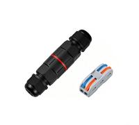 Connecteurs de fils à 2 broches 3 broches pour l'épissure de boîte électrique basse tension avec indice d'étanchéité IP68 Bornes à épissure rapide pour éclairage extérieur (2 broches)