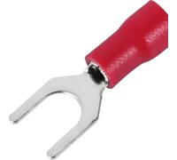 Connecteurs de fils électriques, bornes à sertir à fourche, cosses à pelle, câbles à épissure rapide, bouchons de chaussures d'isolation for vis de connexion, 25 à 100 pièces(SV1.25-5,100PCS)