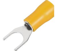 Connecteurs de fils électriques, bornes à sertir à fourche, cosses à pelle, câbles à épissure rapide, bouchons de chaussures d'isolation for vis de connexion, 25 à 100 pièces(SV5.5-6,25PCS)