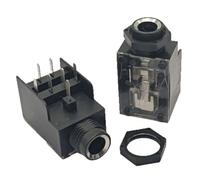 Connecteurs de microphone à 3 cœurs à deux canaux de 6,35 mm avec design 7 broches pour une transmission de signaux haute fidélité