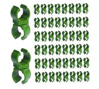 Connecteurs de pieu de Jardin 50pcs, connecteurs Poteau Tente Stable 16 mm, Clips Canne en Plastique Outils Jardinage Pratiques pour Les Stands Fleurs et Les Cadres Serre, Le Pot