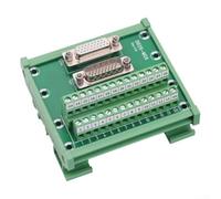 Connecteurs de rail DIN mâles et femelles, bornier DB26 D-Sub 26 broches mâle femelle pour fils 14-26 AWG pour plates-formes terminales DB26-MG6