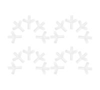 Connecteurs de Tiges de Tente à Angle Droit à Quatre Voies | Plastique Blanc, Fixation Simultanée à Quatre Directions, Réparation de Coins Renforcés, pour Serrage et Abri